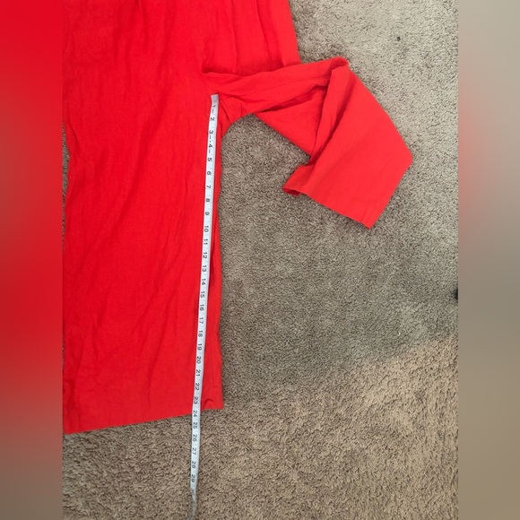 J.crew Women’s Orange 4 Wide Leg Linen Blend Jumpsuit Belted Sleeveless  Romper - Picture 9 of 9